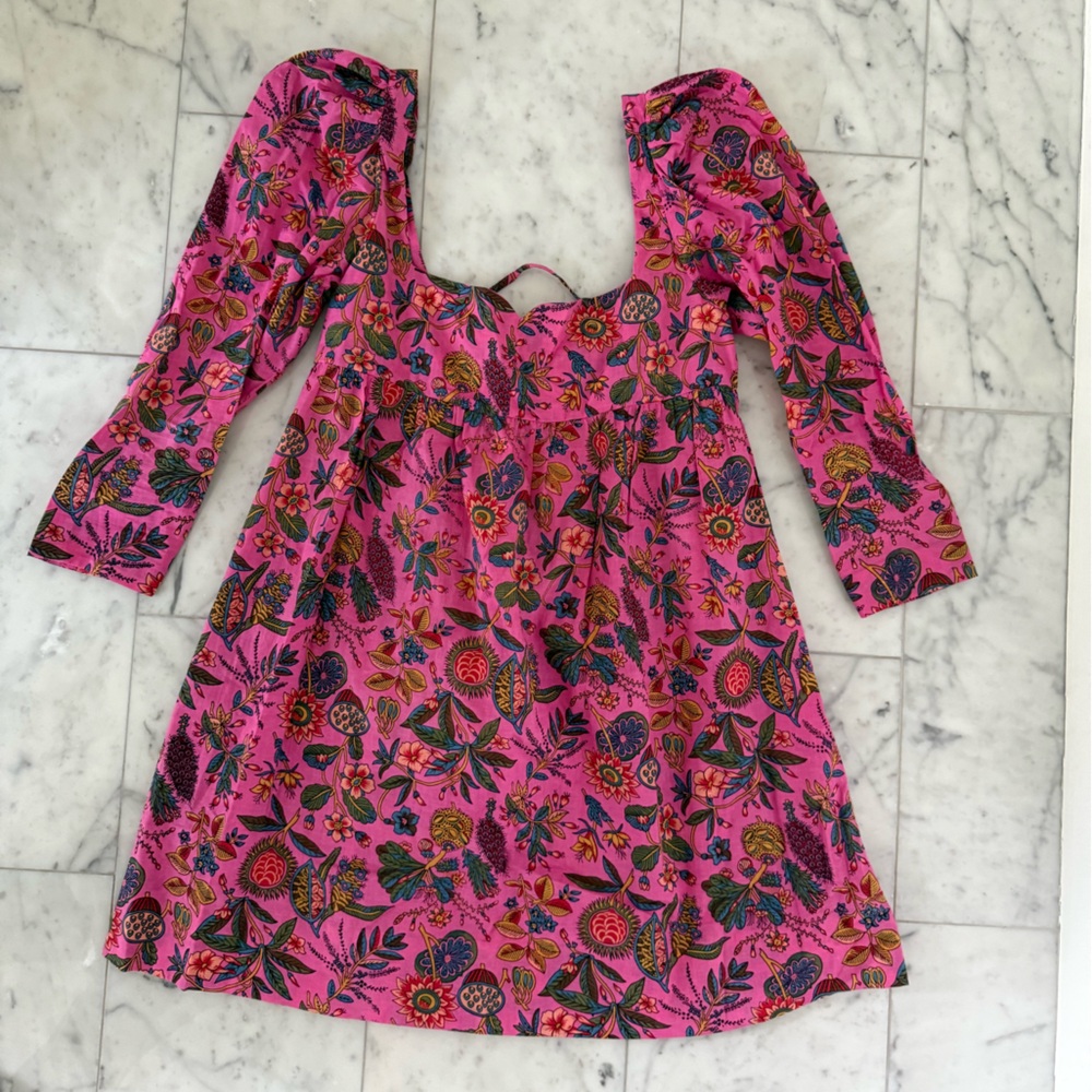 Alix Of Bohemia Pink Floral Dress